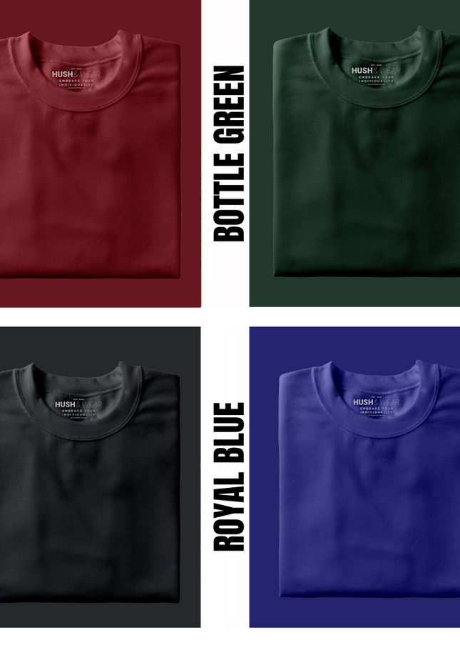 Pick Any 3 - Solid Round Neck