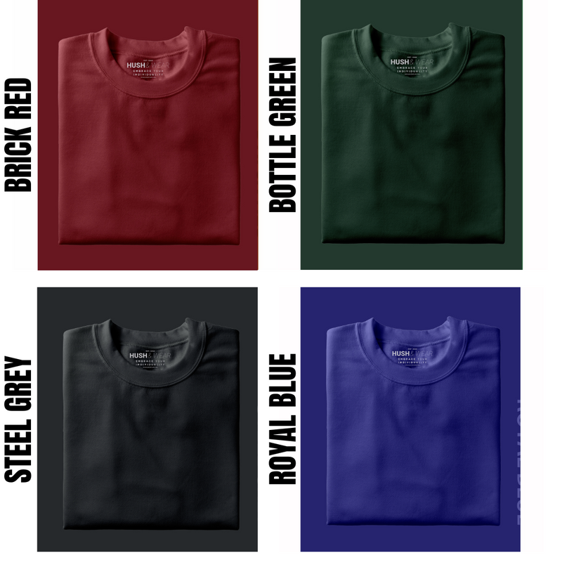 Pick Any 3 - Solid Round Neck