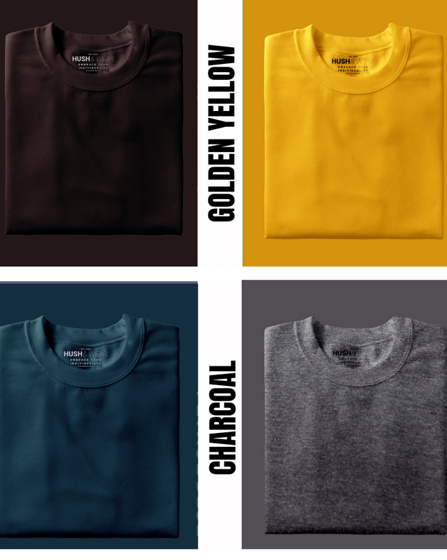 Pick Any 3 - Solid Round Neck