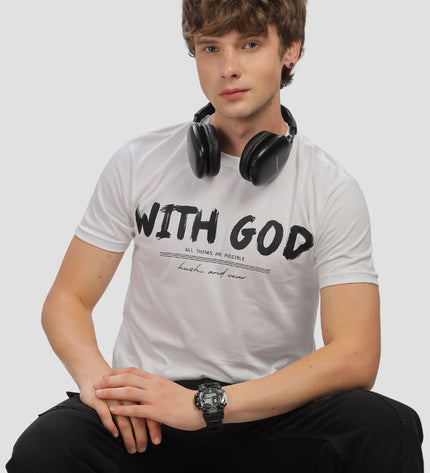 With God Regular Men's T-Shirt
