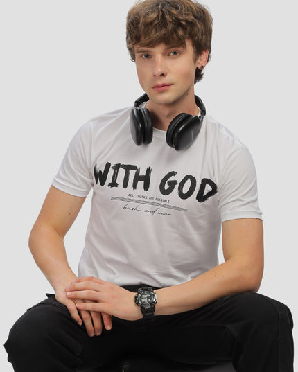 With God Regular Men's T-Shirt