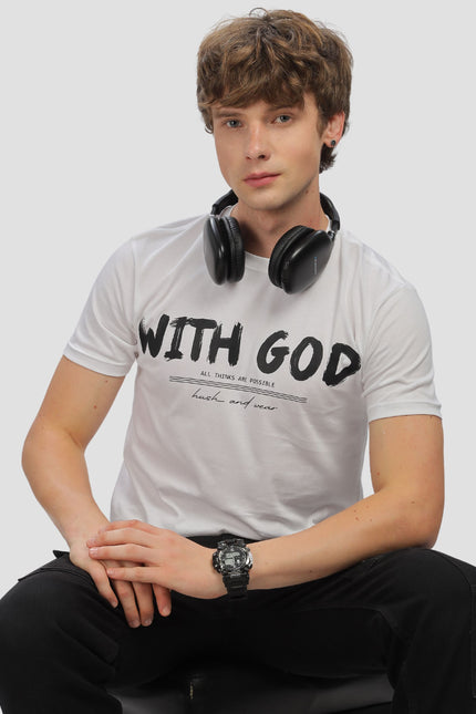 With God Regular Men's T-Shirt