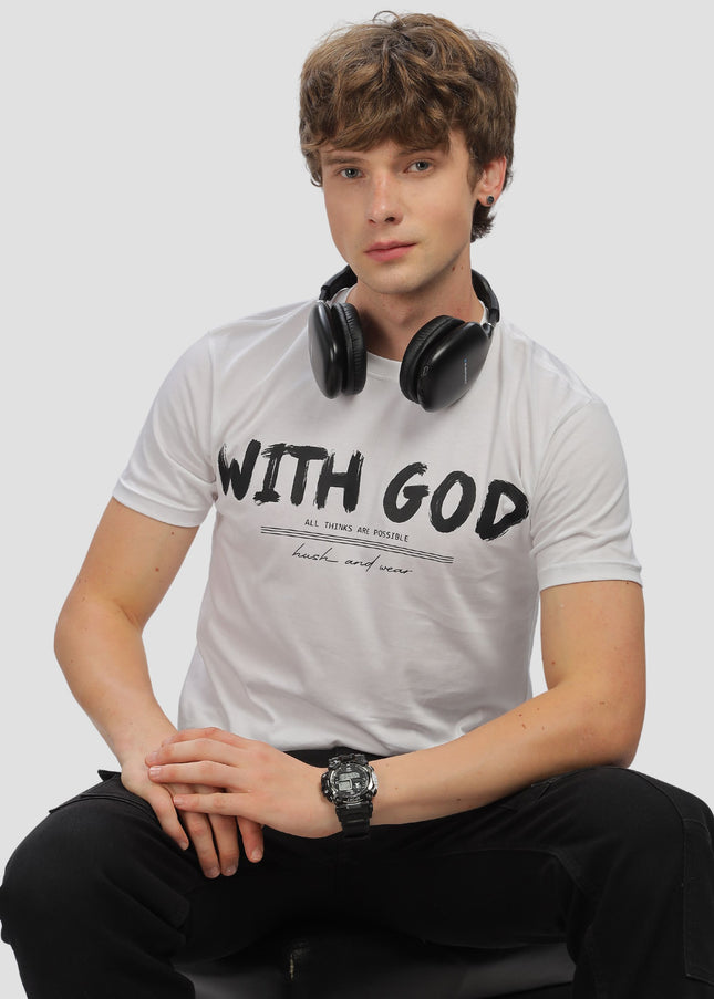With God Regular Men's T-Shirt