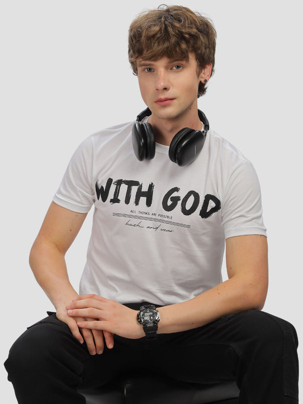 With God Regular Men's T-Shirt