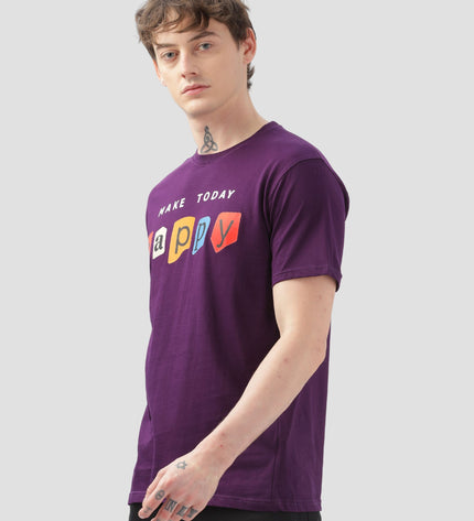 Make today Happy Regular Men's T-Shirt