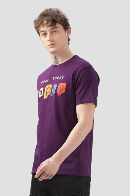 Make today Happy Regular Men's T-Shirt