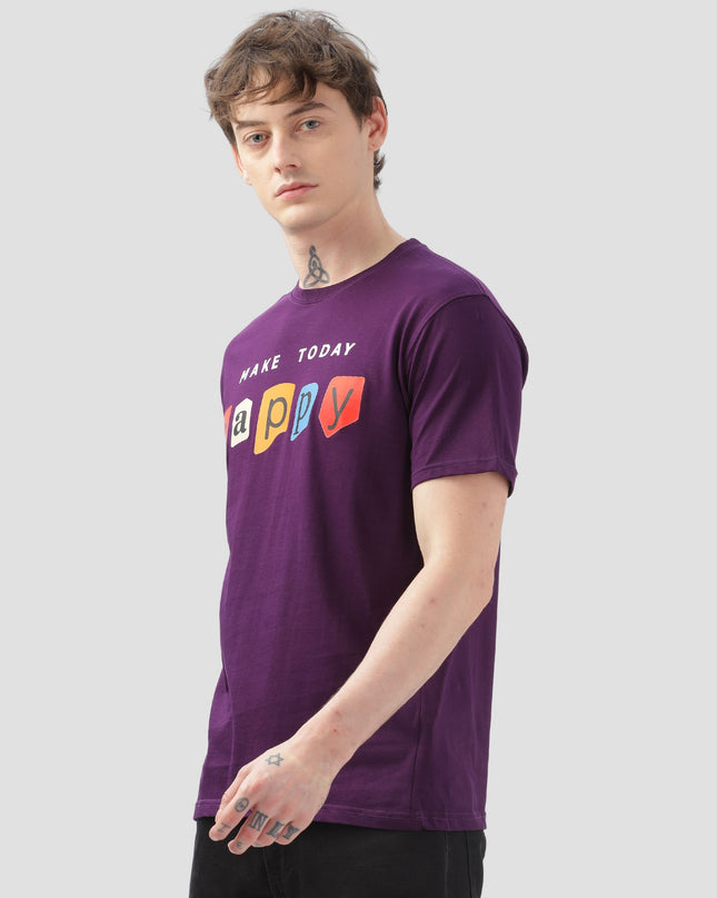 Make today Happy Regular Men's T-Shirt