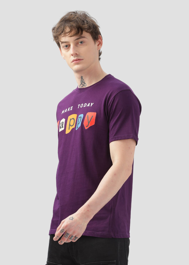 Make today Happy Regular Men's T-Shirt