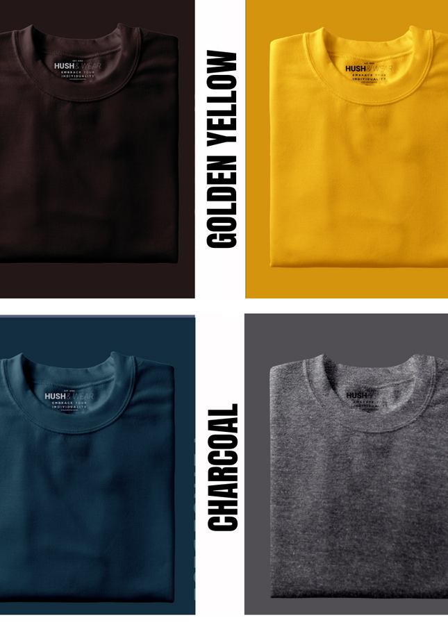 Pick Any 5 - Plain Combo Regular T-Shirt