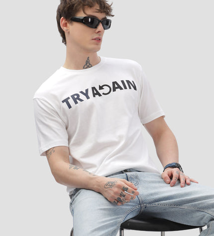 Try Again Regular Men's T-Shirt