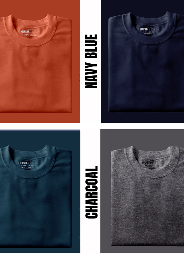 Pick Any 3 - Solid Round Neck