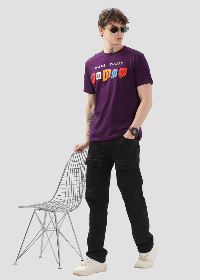 Make today Happy Regular Men's T-Shirt