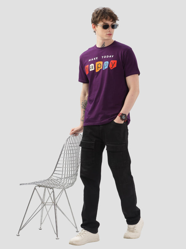 Make today Happy Regular Men's T-Shirt
