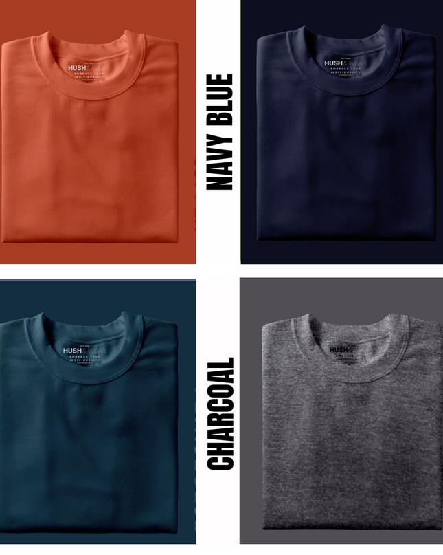 Pick Any 5 - Plain Combo Regular T-Shirt