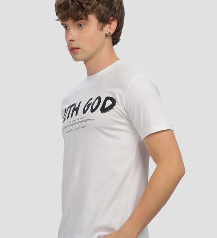 With God Regular Men's T-Shirt