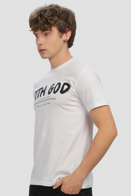 With God Regular Men's T-Shirt