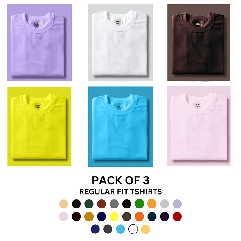 Pick Any 3 - Solid Round Neck
