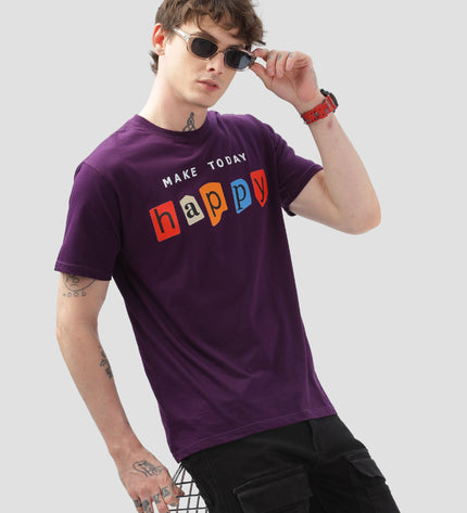 Make today Happy Regular Men's T-Shirt