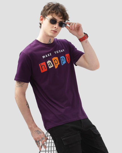 Make today Happy Regular Men's T-Shirt