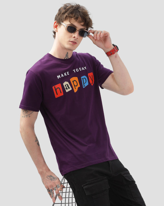 Make today Happy Regular Men's T-Shirt