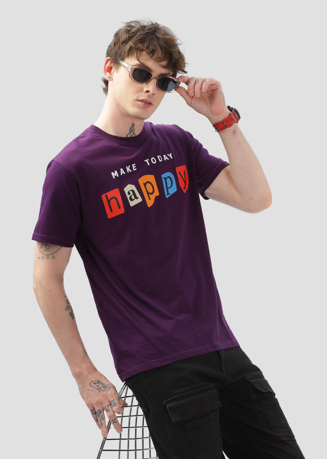 Make today Happy Regular Men's T-Shirt