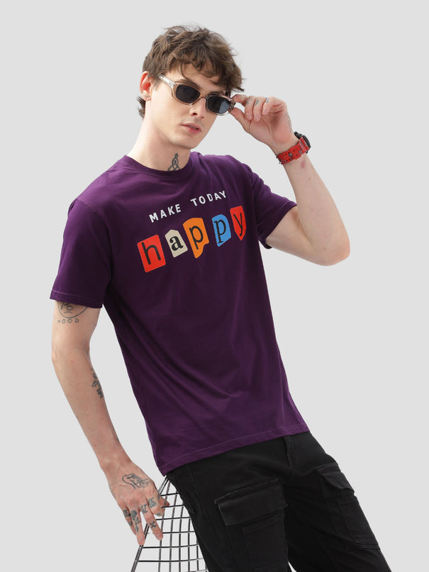 Make today Happy Regular Men's T-Shirt