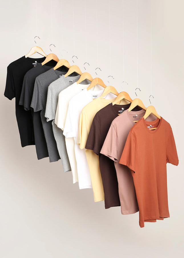 Pick Any 3 - Solid Round Neck