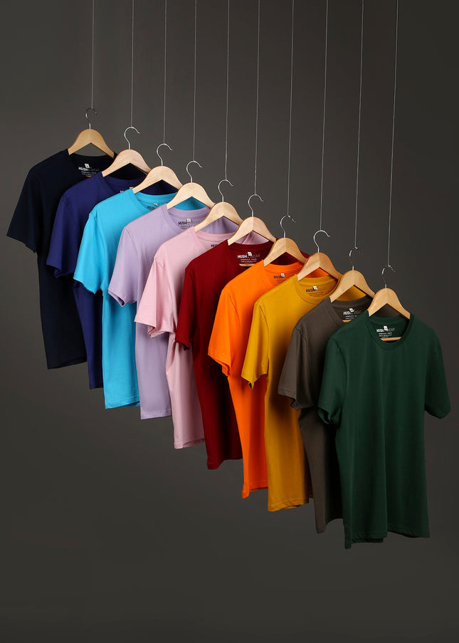 Pick Any 3 - Solid Round Neck
