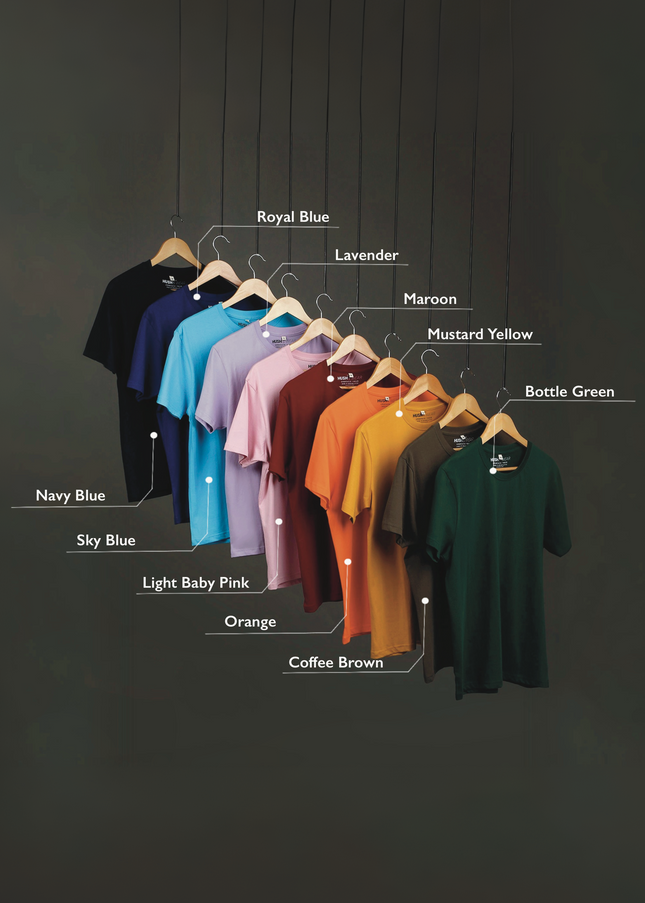 Pick Any 3 - Solid Round Neck