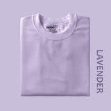 Men's Regular Solid T-Shirt - Lavender