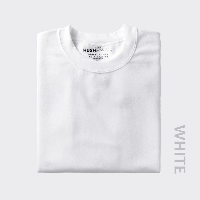 Men's Regular Solid T-Shirt - White