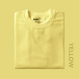 Men's Regular Solid T-Shirt - Yellow
