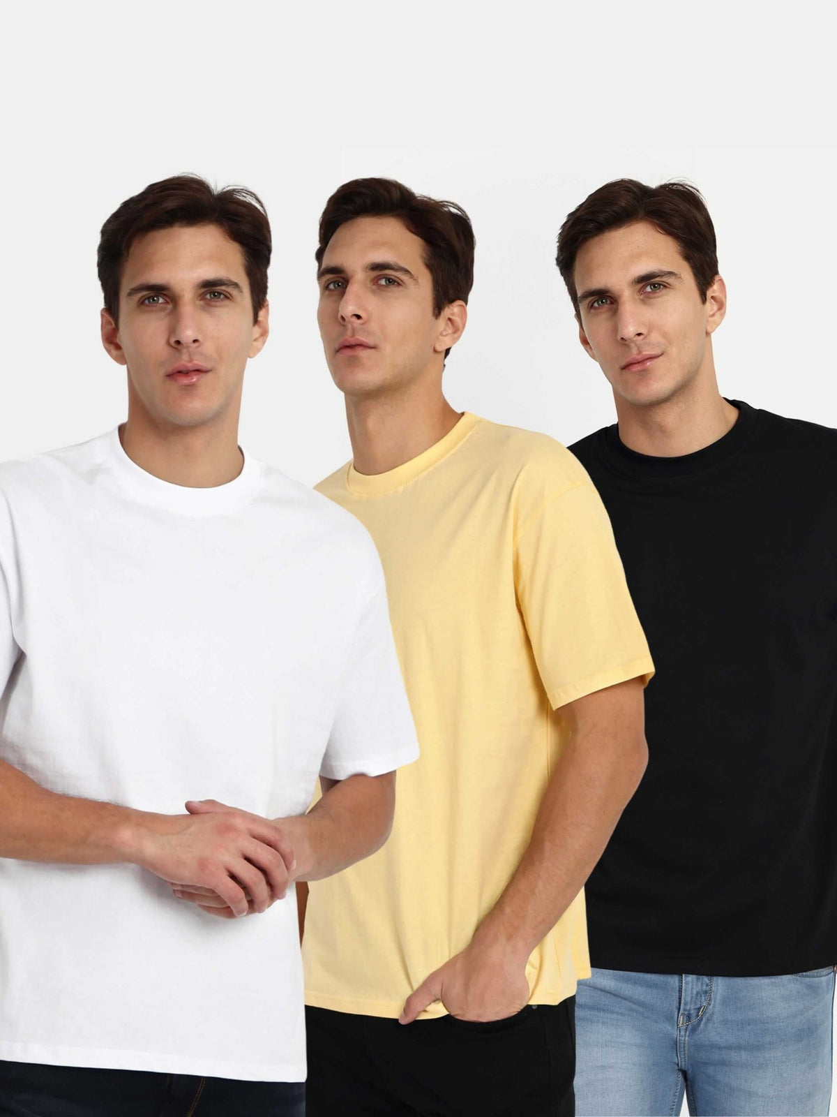 Basic Relaxed T-Shirt Set of 3: BWLY