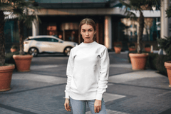 Basic Women's Sweatshirt - White