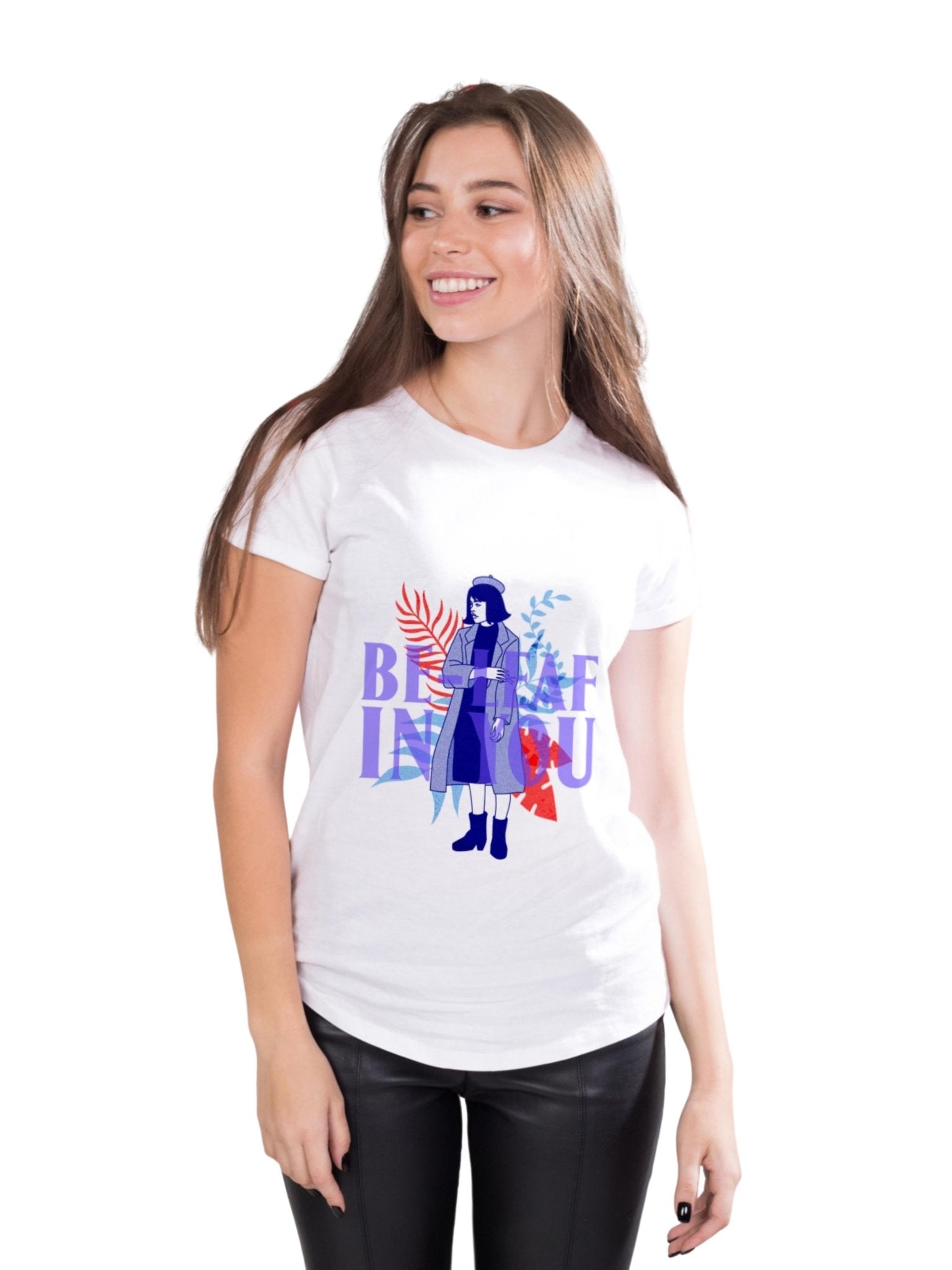 Beleaf in you Regular Women's T-Shirt - Hush and Wear