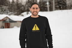Caution Men's Sweatshirt
