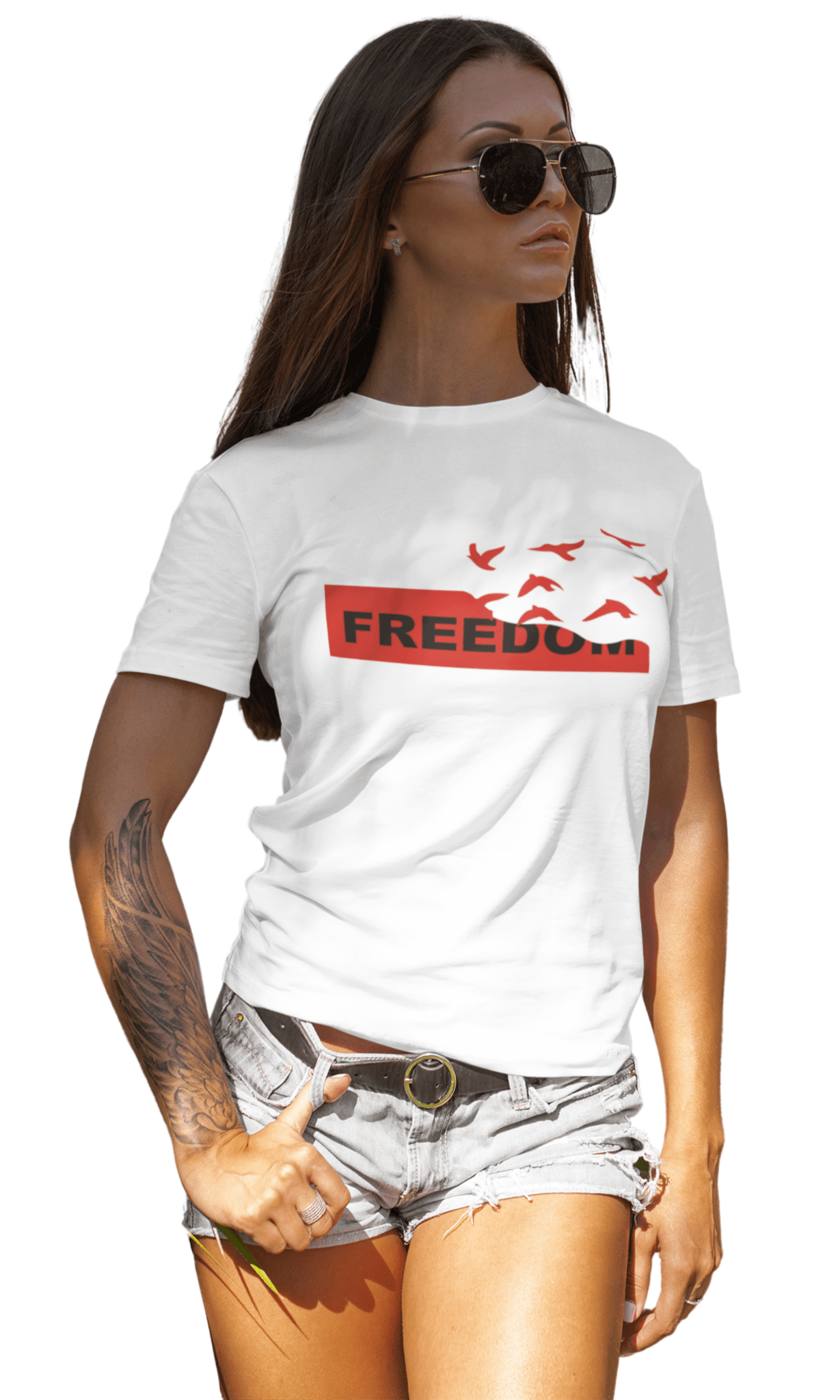 Freedom Regular Women's T-Shirt - Hush and Wear