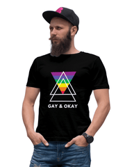 Gay & Okay Regular Men's T-Shirt - Hush and Wear