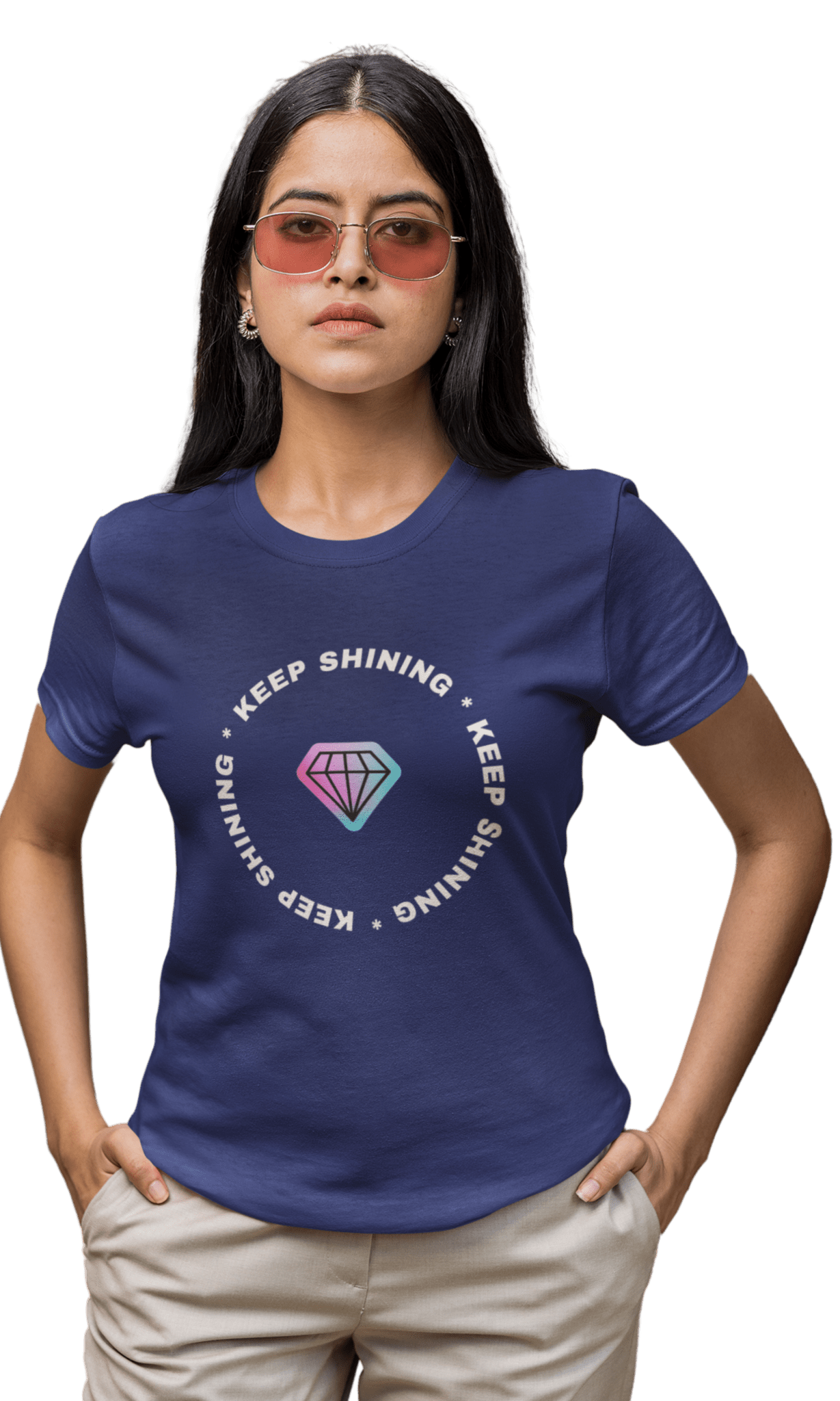 Keep Shinning Regular Women's T-Shirt - Hush and Wear