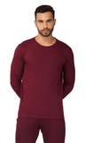 Men's Regular Plain Full T-Shirt - Maroon