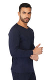 Men's Regular Plain Full T-Shirt - Navy Blue