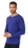 Men's Regular Plain Full T-Shirt - Royal Blue