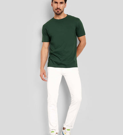 Unisex Regular Solid T-Shirt - Bottle Green