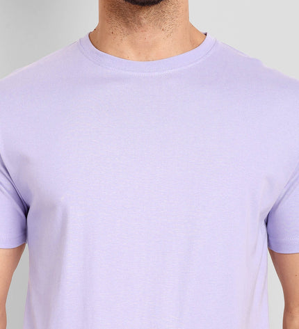 Unisex Regular Solid T-Shirt - Lavender