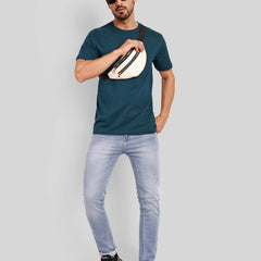 Unisex Regular Solid T-Shirt - Petrol Blue