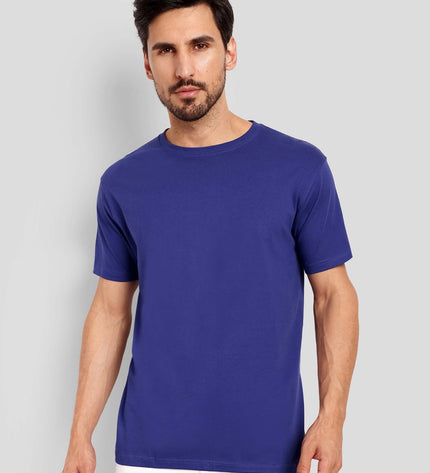 Unisex Regular Solid T-Shirt - Royal Blue