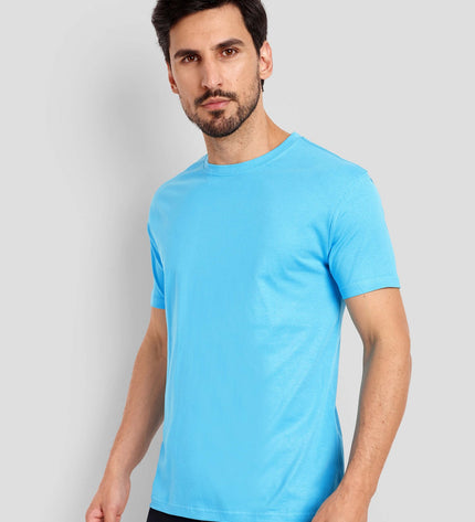 Unisex Regular Solid T-Shirt - Sky Blue