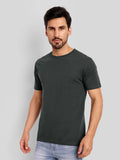 Men's Regular Solid T-Shirt - Steel Grey