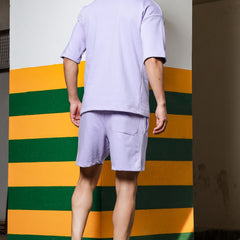 Men's Relaxed Fit Cotton T-Shirt & Shorts Co-Ords Set