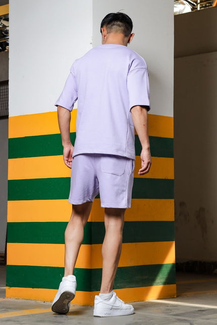 Men's Relaxed Fit Cotton T-Shirt & Shorts Co-Ords Set